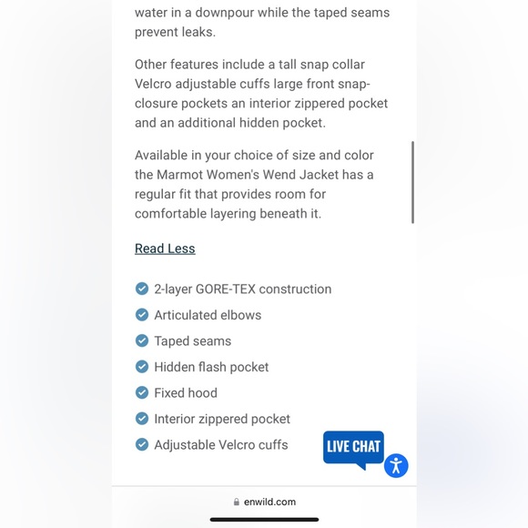 **sold elsewhere** Marmot Wend Goretex long jacket, grey and peach, size medium - Picture 16 of 17